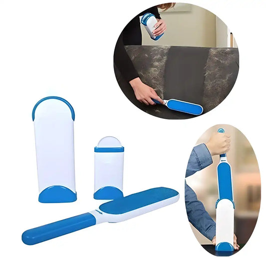 Pet Fur And Lint Remover Multi-Purpose Double Sided Self-Cleaning Brushes