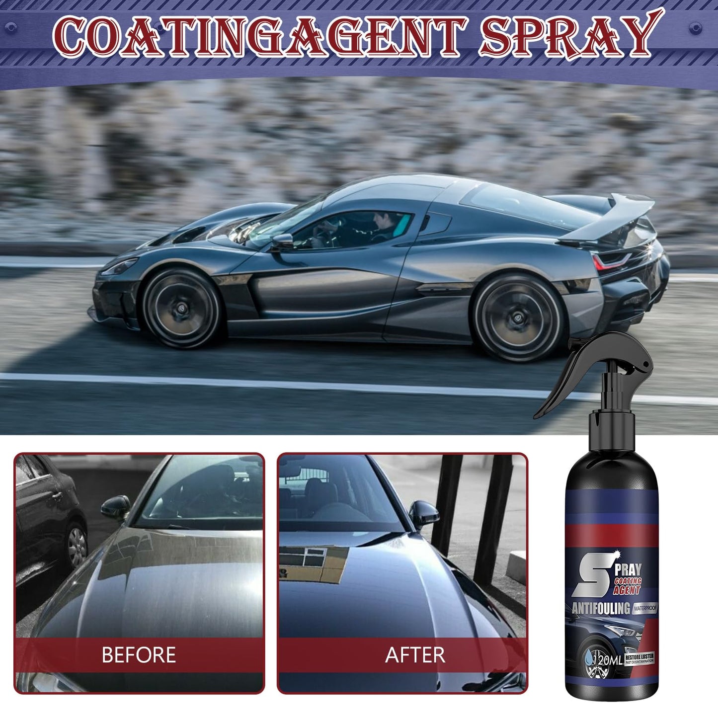 onpoint 3 In 1 High Protection Quick Car Ceramic Coating Spray