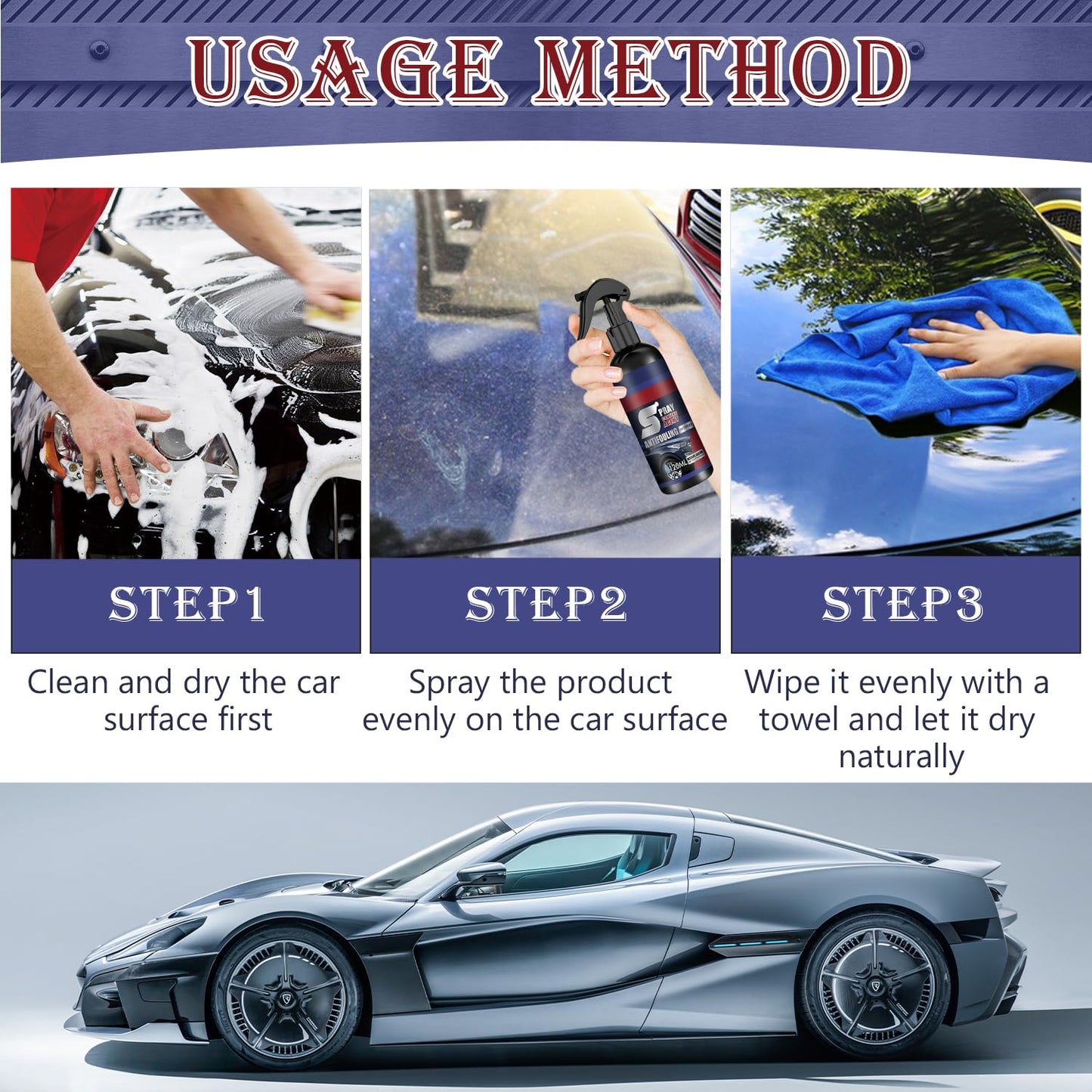 onpoint 3 In 1 High Protection Quick Car Ceramic Coating Spray